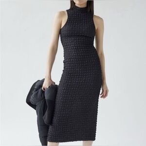 Urban Outfitters Elegant Black Bubble Textured Dress S
